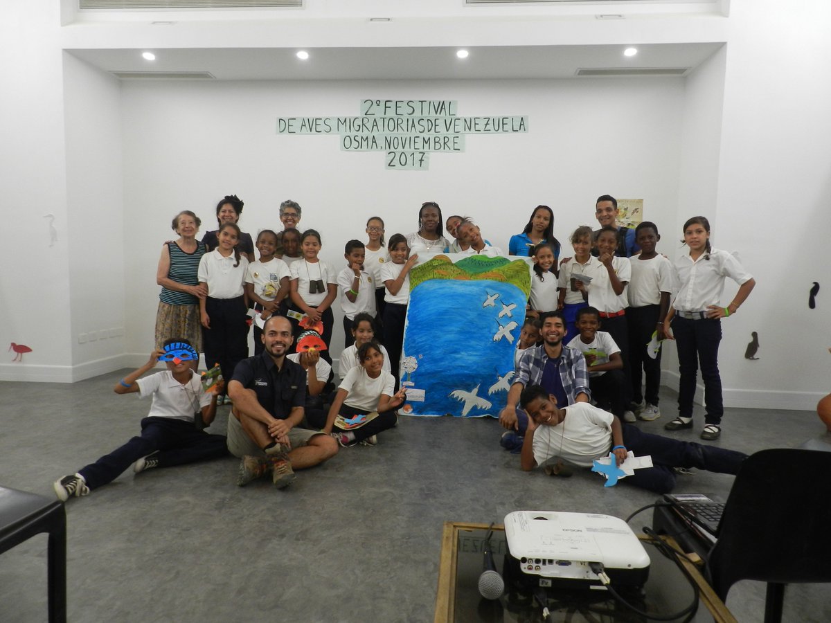 EcodelMar's tweet photo. @Fundación Phelps, Unidad Educativa Osma y Ecoposada Sietemares en el II Festival de Aves Migratorias de Venezuela. https://t.co/93zchwwa9M https://t.co/srsKfVw6VZ