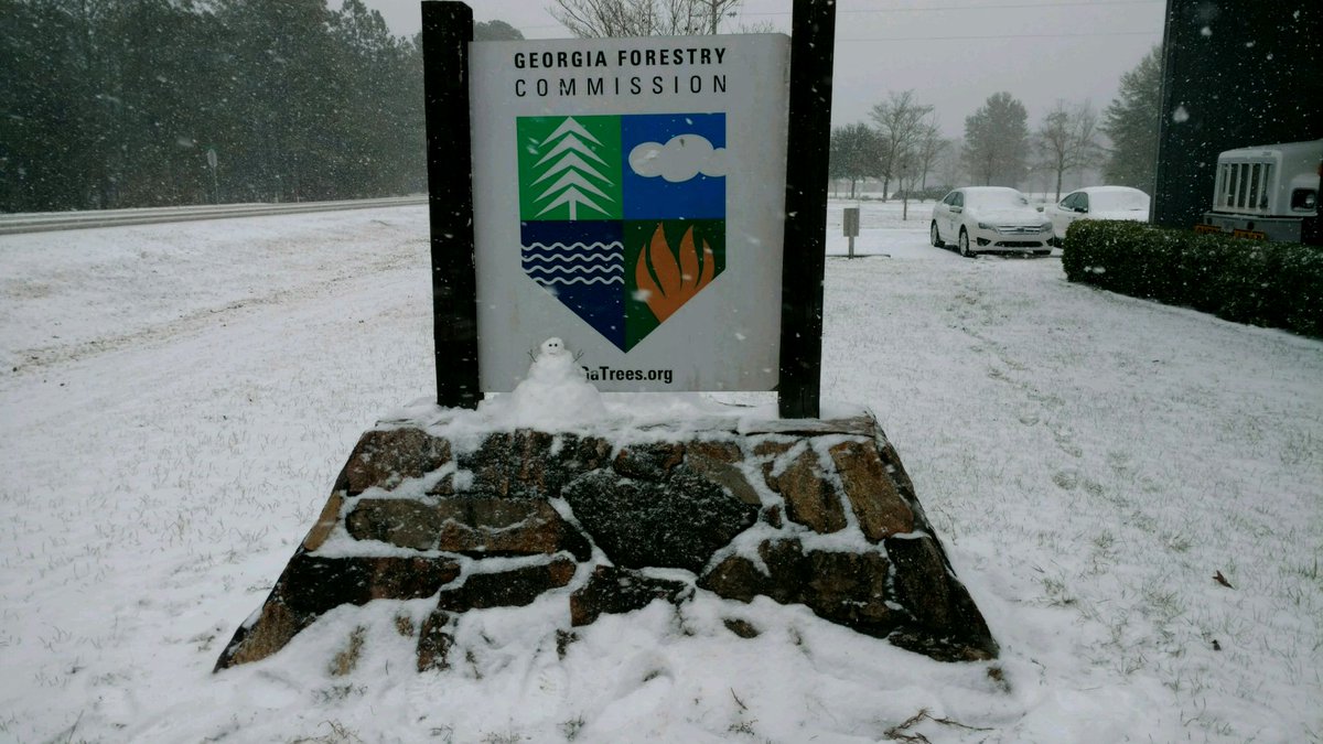 GaTrees's tweet photo. #SnowMan in #CandlerCounty! #WinterStorm https://t.co/cNTV28SAU4