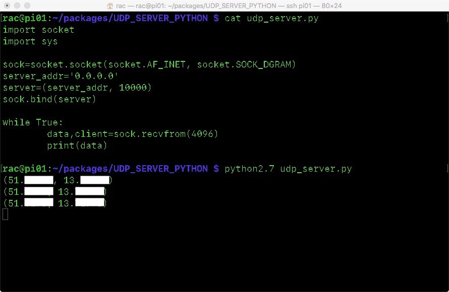 _rac01's tweet image. The #LiPo powered @pycomIOT #pytrack is #outside with free view to the #sky, has a #GPS #fix and reports the position via #UDP over its local #WLAN link.