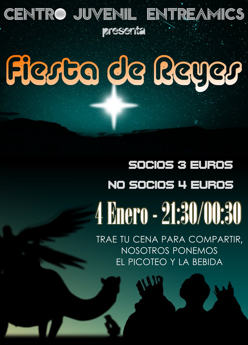 ¡Hola! Si ya te has apuntado a la fiesta de Reyes del Juvenil que se celebrará mañana te invitamos a rellenar el siguiente test, ¡es muy sencillo!

goo.gl/forms/JBXulm2i…