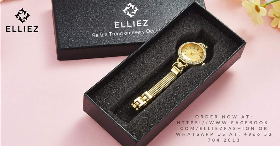elliez_fashion's tweet image. Go GOLD with this Bracelet style Watch!
#EleganceWithStyle #MakeAStatement #CarryWithStyle #Beauty #Style #Fashion #Formals #Watches #Accessories

To order, inbox us on Facebook or whatsapp us at: +966 53 704 2013