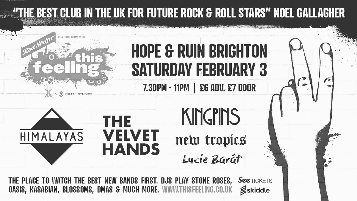 BACK IN THA TRAP ONE MONTH TODAY

SUPPORTING @Himalayas_band

BIG UP @thisfeelinghq &amp; @PirateStudiosUK FOR THE INVITE

LINK IN BIO X