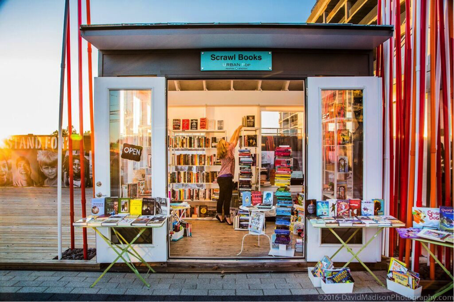 Reston_Station's tweet photo. We can’t think of a more novel way to start off a New Year than with a new book from #ScrawlBooks. Come out to #UrbanPop today to start that new chapter! #RestonStation https://t.co/3p2wmiQ6Db