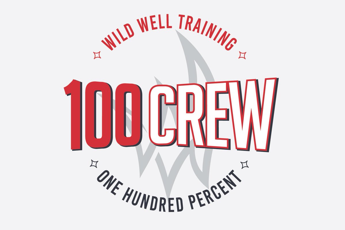 WildWellInc's tweet photo. Join the CREW! Every Wild Well training student scoring 100% on the WellSharp drilling exam now becomes a member of 100 CREW. Membership includes all the bragging rights, some nice swag, and your next WellSharp drilling course will be on us. Register at https://t.co/Z6MWrpVJlC! https://t.co/eGX9OShFee