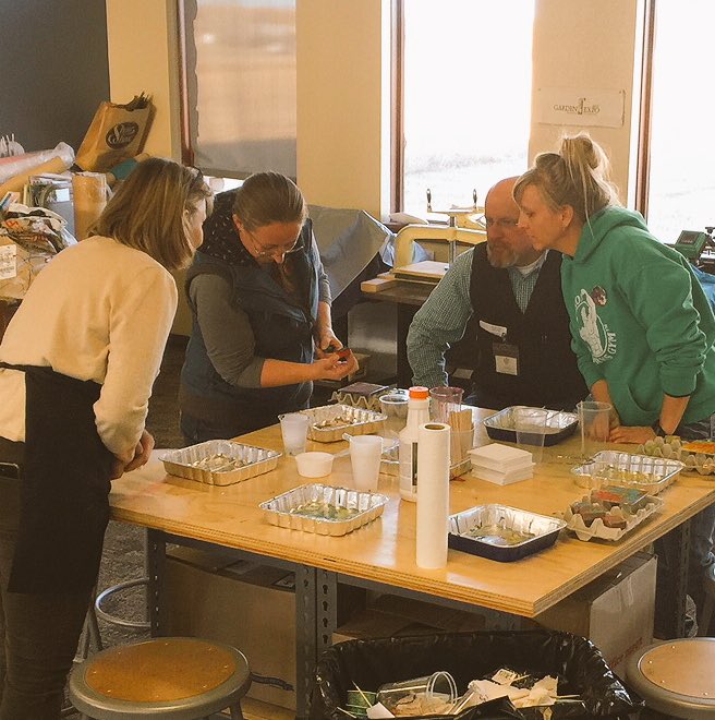 Thanks to Past President Lorre Hoffman from MakerSpace 307 for hosting us for a session in December. They offer corporate team building and retreats using Stanford D-School processes to stimulate ideas and teamwork.  #makerspace #leadershiptraining #leadershipfremontcounty