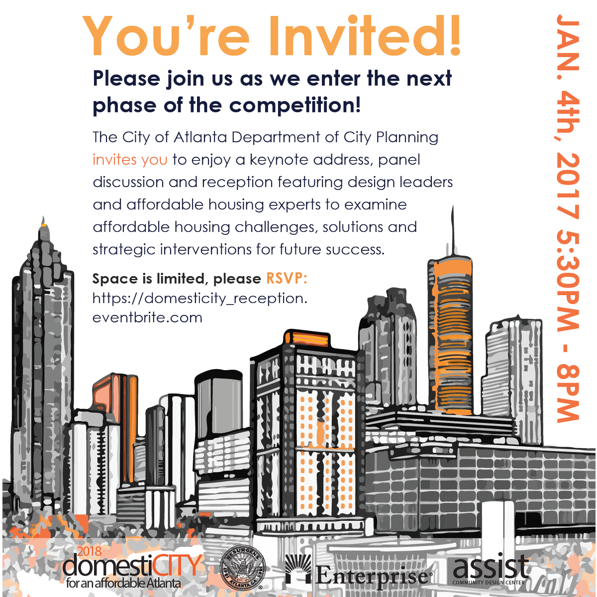 ATLPlanning's tweet photo. Let's talk Affordable Housing! We invite you to join us tomorrow evening for the domestiCITY for an Affordable Atlanta keynote, panel discussion and reception that you won't want to miss. Space is limited, please RSVP here: https://t.co/2CAbs4d5SS https://t.co/Z8OyaaUoEX