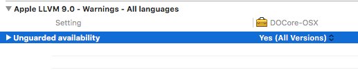 bjhomer's tweet image. Developer friends: there’s a new build warning you probably want to turn on for your ObjC code. Without “All Versions”, it only does iOS11+.