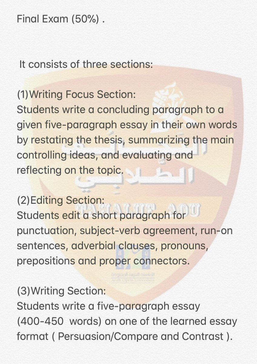 English_Tahaluf's tweet photo. 🔶
فاينل مادة #EL117
'
لاي مساعده بالماده تواصلو مع :
@Ghader__R
@RoniAou
ٓ
#التحالف_الطلابي بخدمتكم🧡
#AOUKW
#AOU https://t.co/oost3Ygt6S