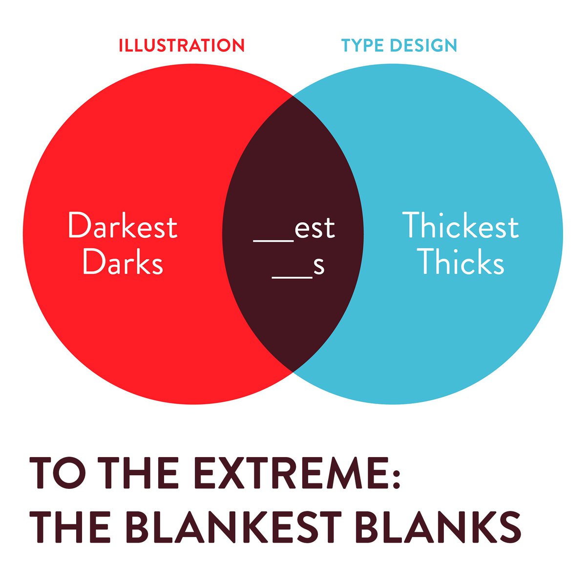 UDesignGuild's tweet photo. Check out our latest blog post by our own Betty Fileti of @politetype - "To the Extreme: The Blankest Blanks." #DesignBlog #Illustration #TypeDesign https://t.co/ea1s7q0yoy https://t.co/u406fND9Ra