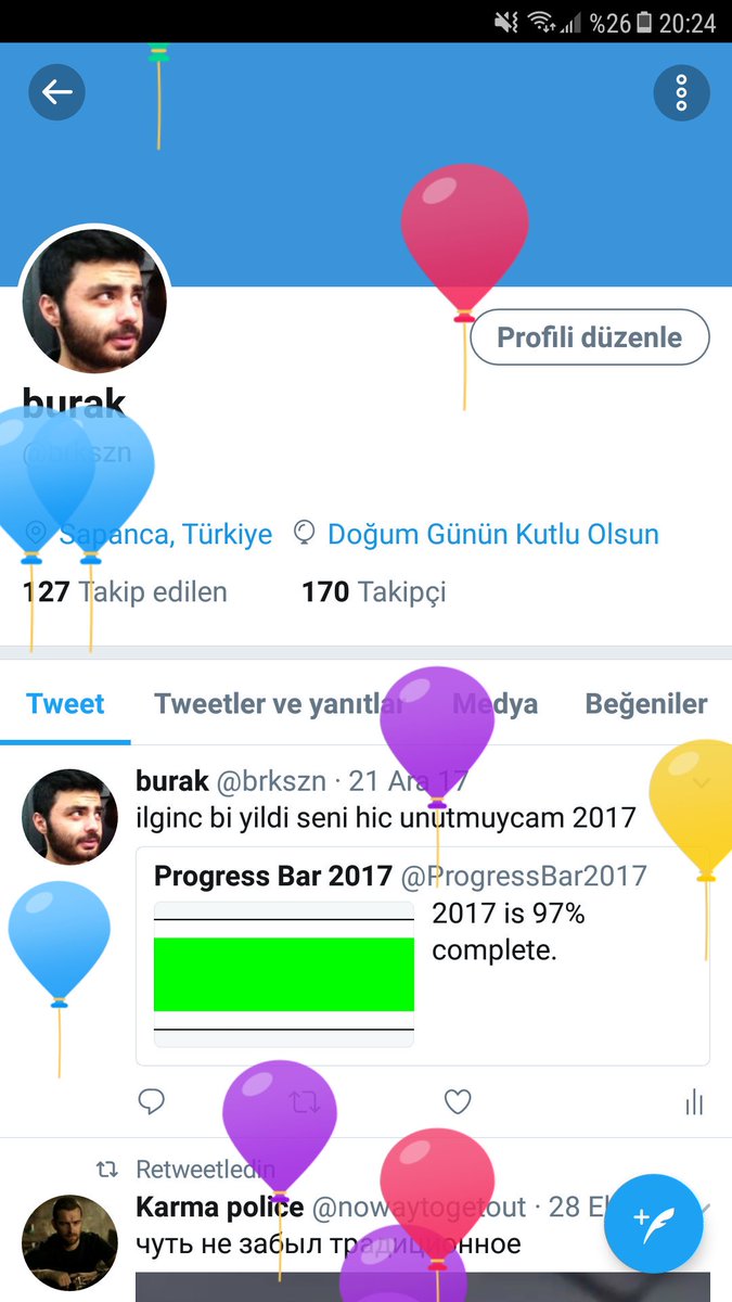 brkszn's tweet photo. çook güzel görsel. 26 olduk tertemiz yaş. https://t.co/eaBgpMiTJh