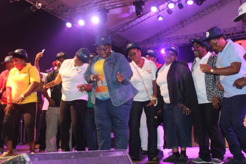 With the Deputy Governor, Dr. Idiat Adebule enjoying the vibes from Badagry venue of <a href="/1lagosfiesta/">One Lagos Fiesta</a> 
 #1LagosFiesta