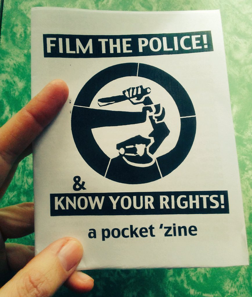 Syringe access participants are so excited about these pocket zines. Many thanks to the folks from <a href="/media_action/">Action Media</a> for making this available for free. #KnowYourRights #HarmReduction #nomoredrugwar