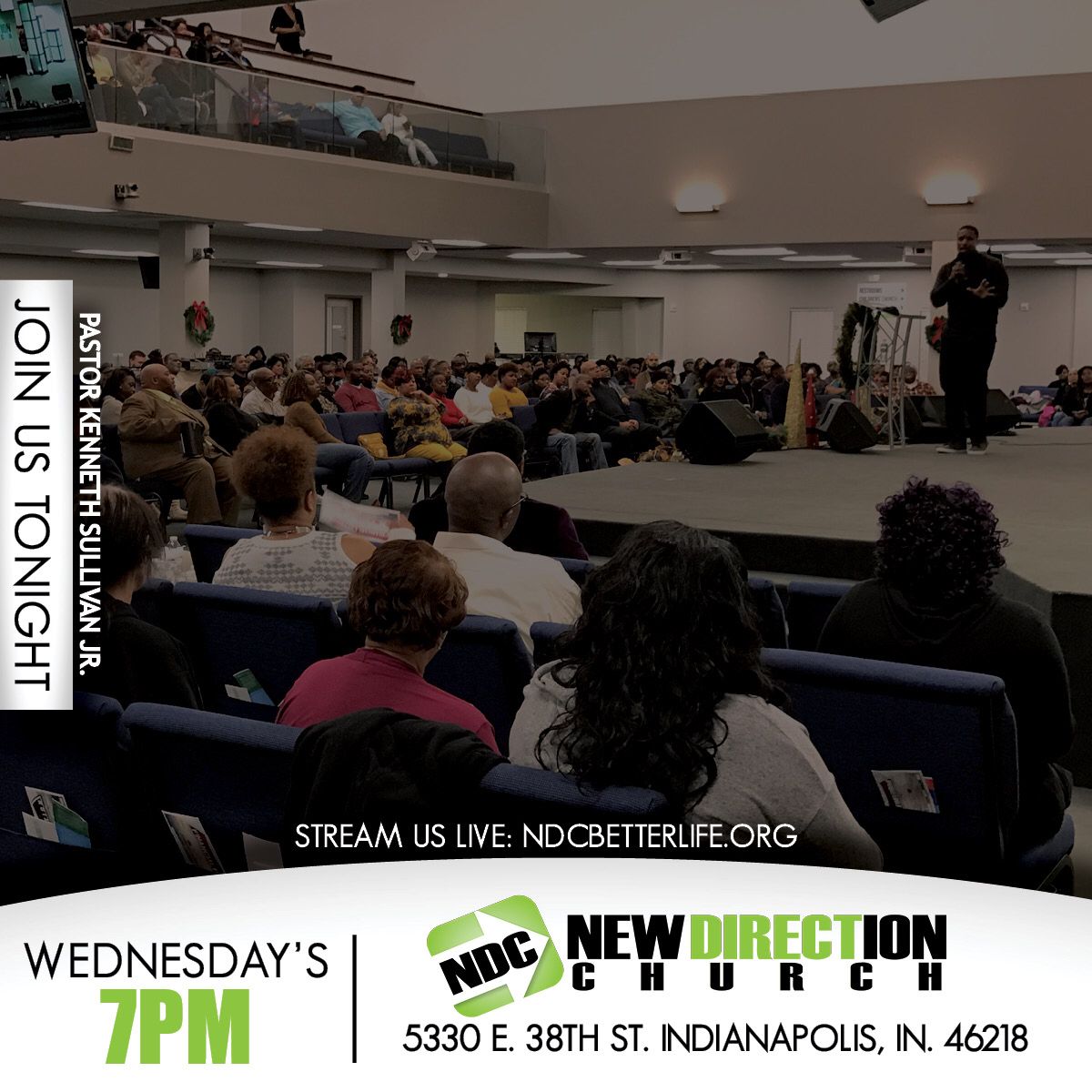 ndcbetterlife's tweet photo. Join us tonight at 7pm at New Direction Church for Midweek Motivation as we share our 2018 Vision. Invite a friend and meet us there. 5330 E 38th St. 46218 #weLIT #ndcbetterlife https://t.co/9BPSeBXbL1