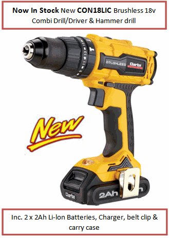 Clarketools's tweet photo. "New Year" New products In stock from #clarketools follow us to get regular up dates on new additions to our range #renovation #powertools #cordlessdrill #tools https://t.co/OioeglcfaH
