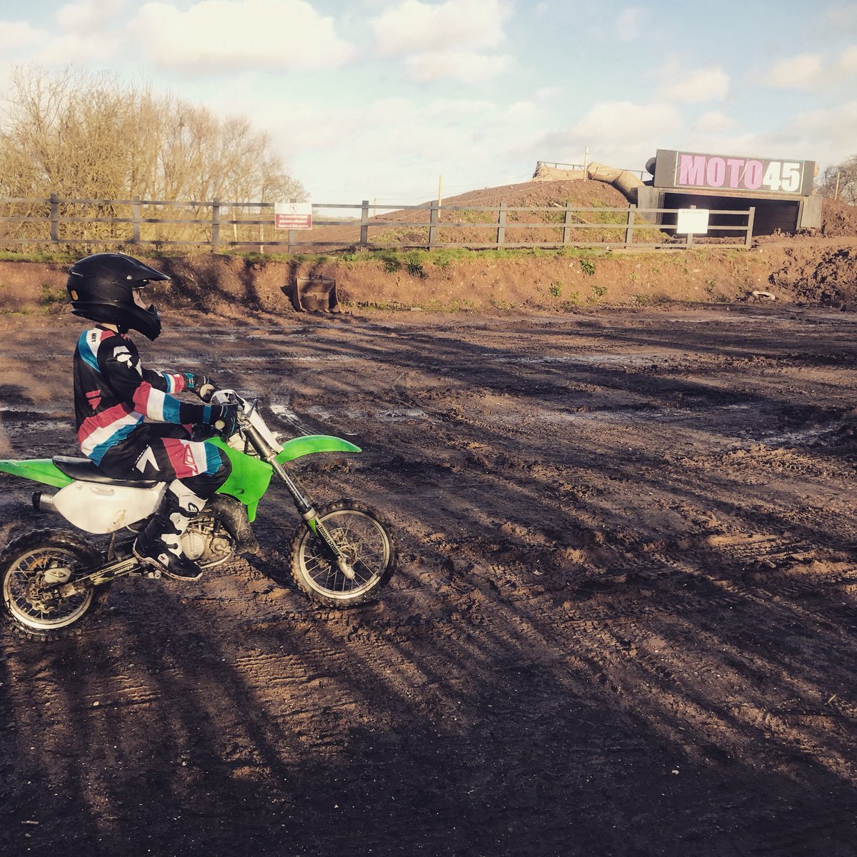 TJMayer1's tweet photo. The little man did really well today @_Moto45 They did a superb job building his confidence. Couldn’t have asked for a better 1st lesson. Chuffed to see him off on his first 2 wheels #Motocross #motorcycles #ridefree https://t.co/YhzWC5vtmK