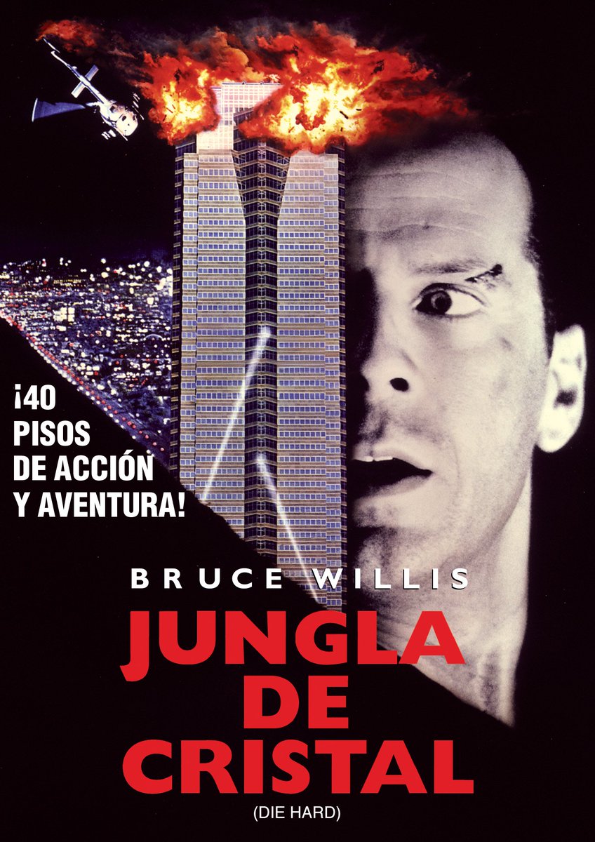 comunica_DMAX's tweet photo. ¡Yippi ki yei!... Los fans del agente John McClane están de enhorabuena: @DMAX_es comienza un nuevo año de #MAXCINE con Bruce Willis y el clásico de acción JUNGLA DE CRISTAL (22.30) https://t.co/6ERygXWRA5