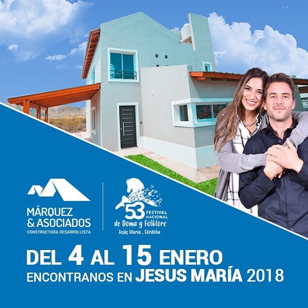 Márquez &amp; Asociados presentes en el <a href="/FestivalJM/">Festival Nacional de Doma y Folklore Jesús María</a> 
Asesorate para acceder a #TuCasaAlValorDeUnAlquiler