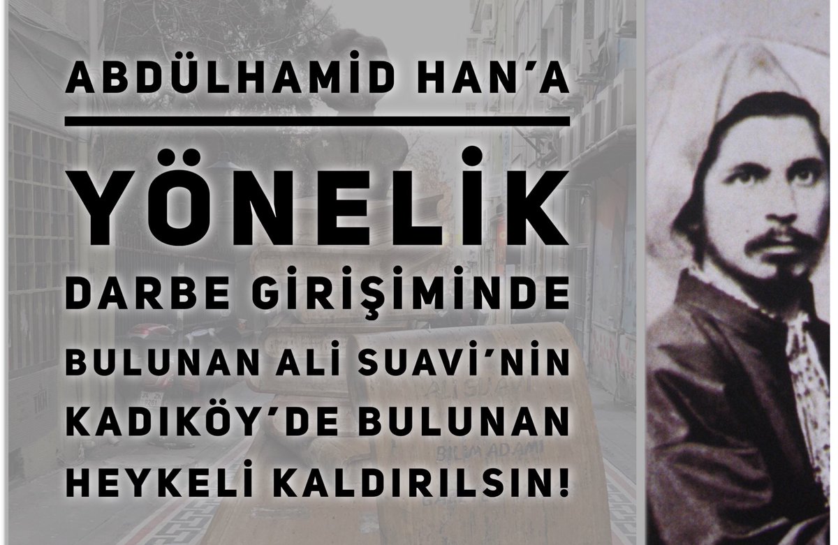 payitahtTrt1's tweet photo. Darbecilere geçit Yok!

#AbdülhamidHan ‘a karşılık, biraderi Murad efendiyi kaçırıp tahta çıkarmak isteyen birisinin heykelini sokaklarımızda istemiyoruz!
 
RT ederek desteklerinizi bekliyoruz.

Kampanyayı İmzalamak için⬇️

https://t.co/3HwjtrsGXE https://t.co/2bNW1j8d9h