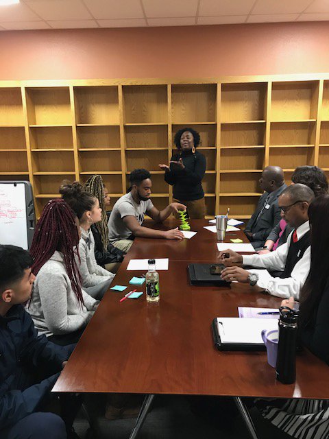 MetroTechOKC's tweet photo. Metro Tech's #Entrepreneurship students are preparing for their first High School Ethics Bowl regional competition for a chance to compete at the national level @TheParrCenter. Students analyze case studies, identify ethical issues and respond to commentary and questions. https://t.co/63IOuT6UYA
