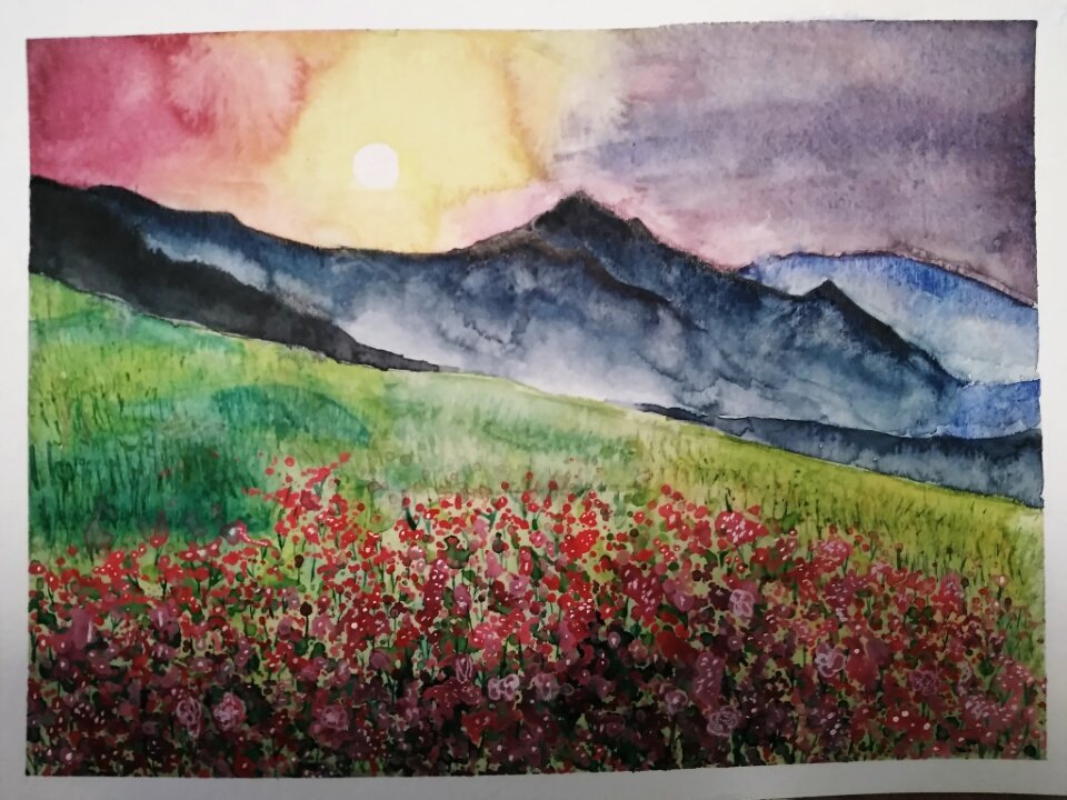 JRHvisualart's tweet photo. "Serene Stroll"
Watercolor on paper
9*12
$50 https://t.co/COLqsEDJK1