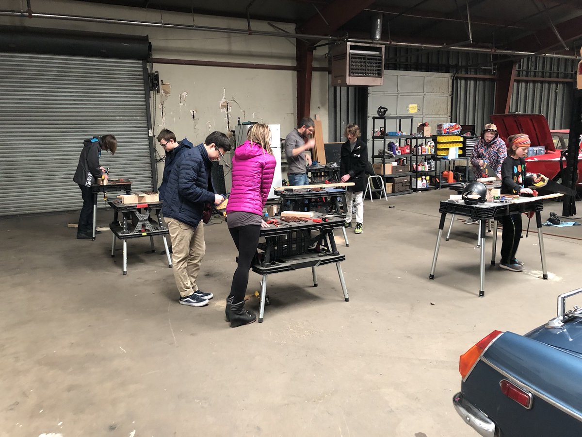 Students are making glockenspiels in STEAM Camp #TACT #ASD #empowerment