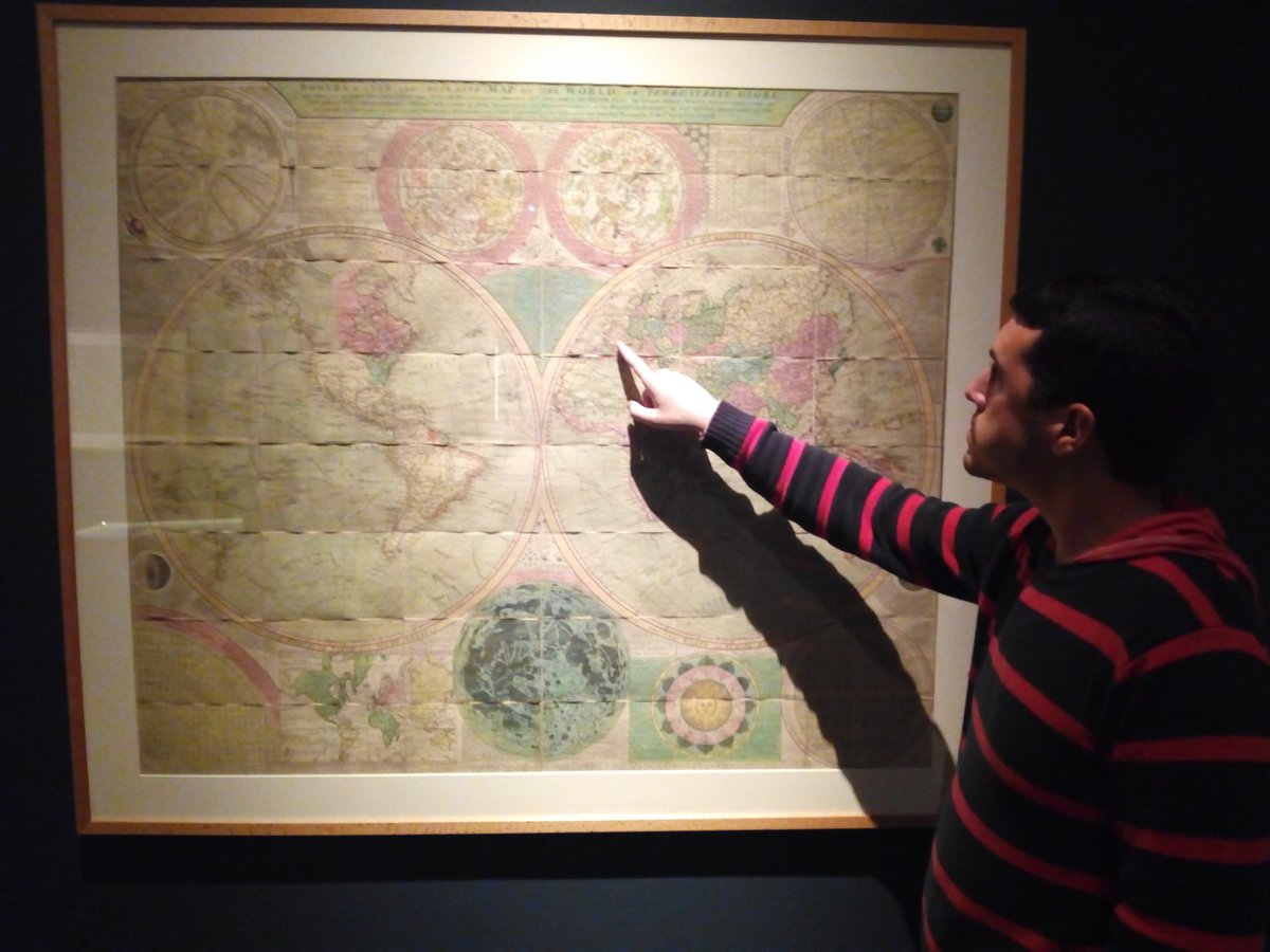 sdomzu's tweet image. "Cartografías de los desconocido" Exposición de la @BNE_biblioteca muy recomendable para todos los amantes de los #mapas como yo #geofrikie #geofrikada #geografía #YoSoyGeografo