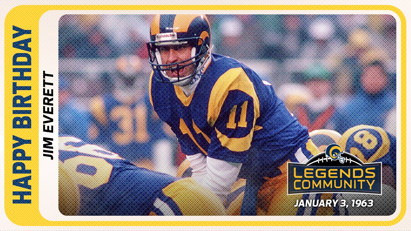 RamsNFL \"Join us in wishing Jim_Everett a happy birthday!! 