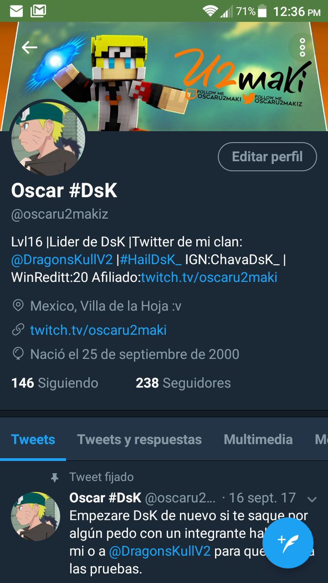 OscarHBarba's tweet photo. Fuera de mame, @Gaelos_  Es la verga Miren lo que me hizo se mamo, Gracias we https://t.co/dBK5ewm8yp