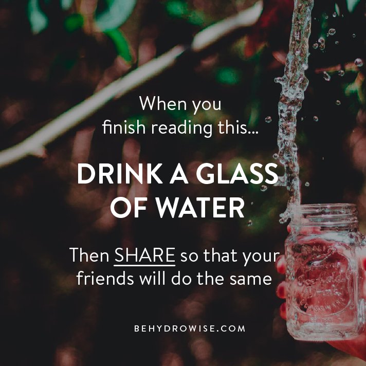 behydrowise's tweet photo. Hey you! Drink some water!
#water #fact #Behydrowise #skincare #healthyskin #treatyourself #worldsbestwater #revitalized #clean #pure #fresh #nature #natural #springwater #healthandwellness #waterishealing #wellness #vortexwater #share #waterchallenge #drinkwater #glassofwater https://t.co/iLeEHvjiG2
