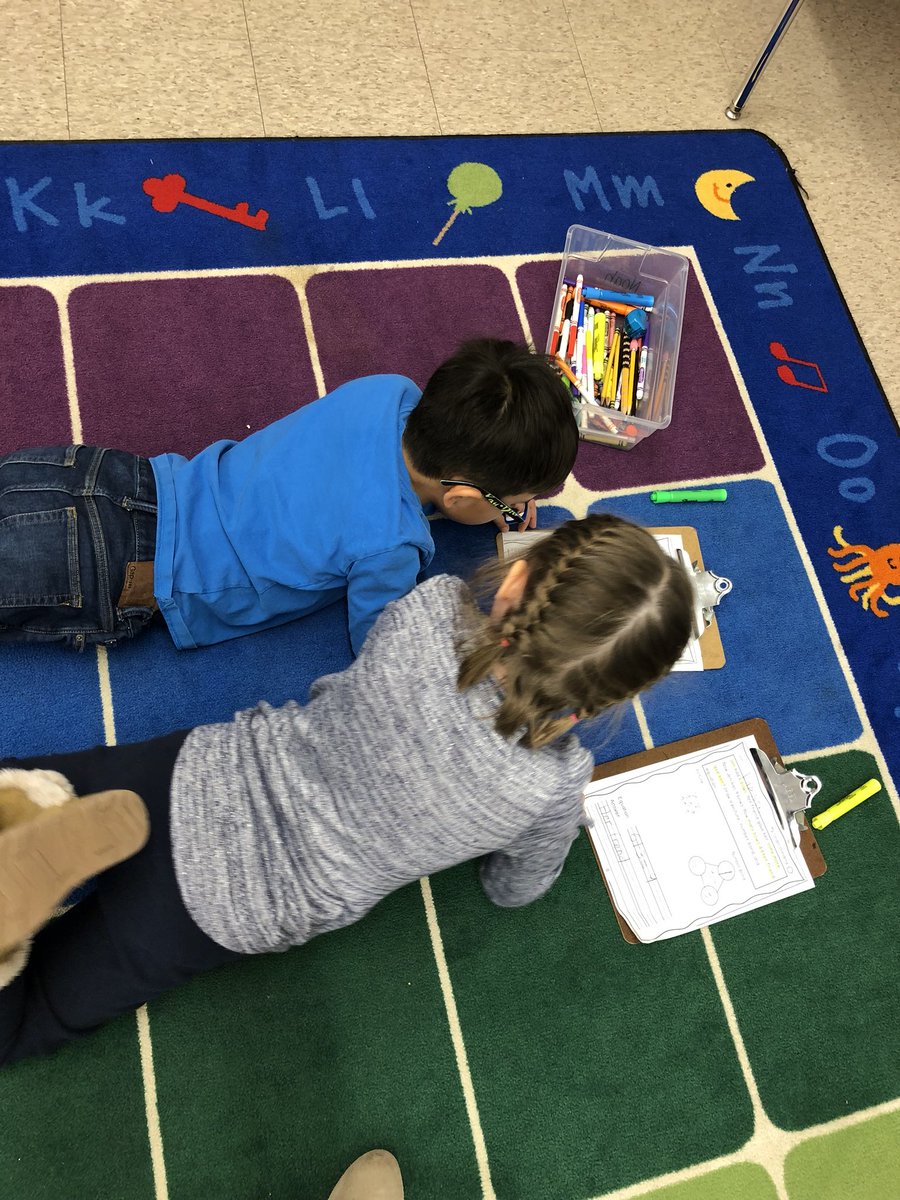 First graders work in partnerships to apply problem solving strategies to number stories. Highlighting important information, drawing a picture, and writing a sentence to answer the question are all part of the process! @NHS_LES   #littlestlions