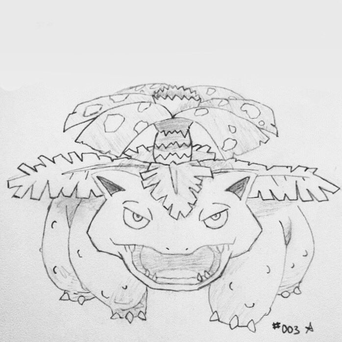 How To Draw Venusaur
