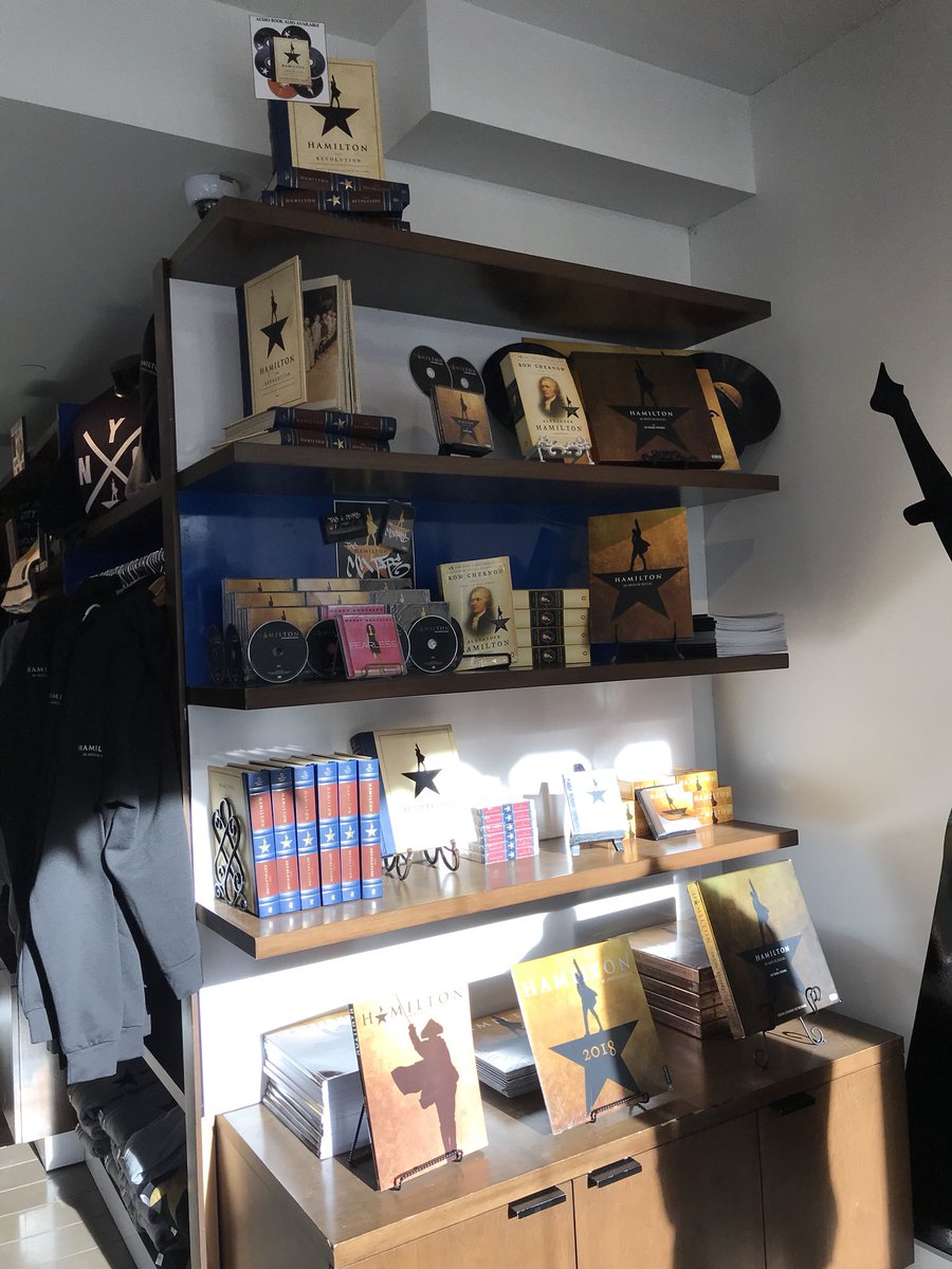 BroadwayGirlNYC's tweet image. Warning: do not enter the @HamiltonMerch shop on 46th Street unless you want to spend ALL the money ⚠️