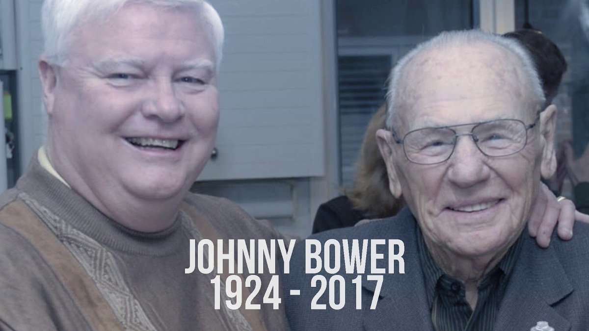 RawMikeRichards's tweet photo. "Last Word of the Day" comes from my pal @BonsieTweets Reflecting upon Johnny Bower in only the way that Joe Bowen can.This was perfect. Watch here https://t.co/mF8AArLrv3 #RIPJohnnyBower #TMLtalk #leafsnation @MapleLeafs @HennyTweets @GinoRedaTSN @Sportsnet https://t.co/aVclkMknU0