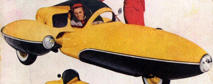 overjupiter's tweet photo. #Retrofuture 1952 #Jetmobile designed by Richard Harp https://t.co/PnNYdH0AlA