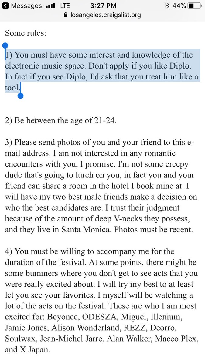 _diplo_'s tweet photo. coachella is 4 months away and this dude is already afraid im gunna steal the girls he doesnt have yet https://t.co/EsEQXbNTiJ