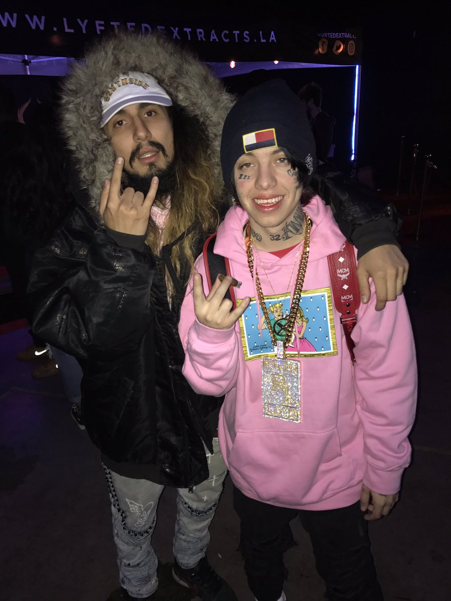 lil xan mcm backpack