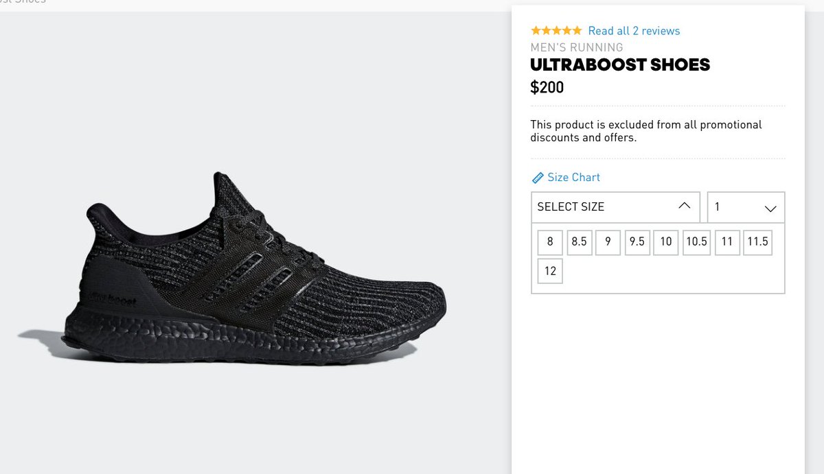 adidas ultra boost 4.0 2 nere