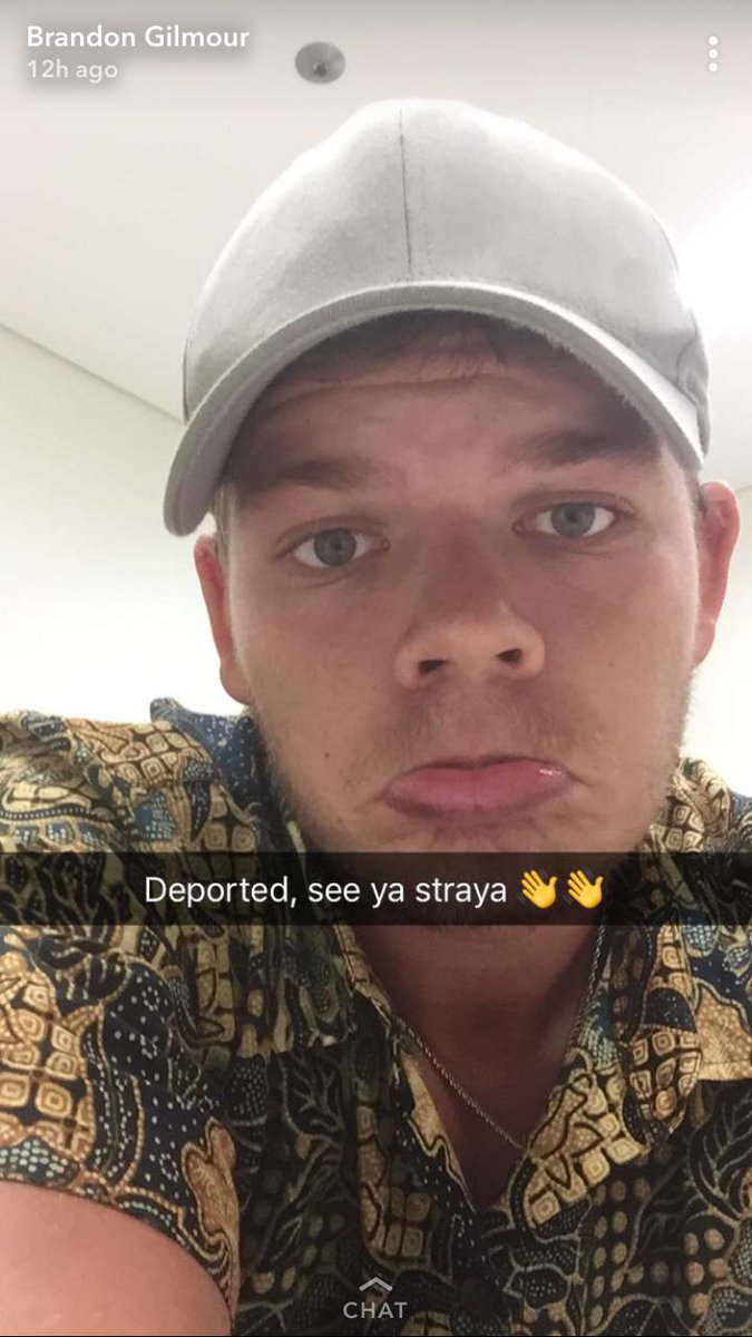 BREAKING: Just had this sent in from a follower. It appears <a href="/DownendCricket/">Downend Cricket Club</a> <a href="/BrandonGilmour4/">Brandon Gilmour</a> has been deported from Australia in relation to an off-field incident. Unsure as to whether he will be sent back to Zimbabwe or the UK #internationaltravelban #dontfingeryourscorer