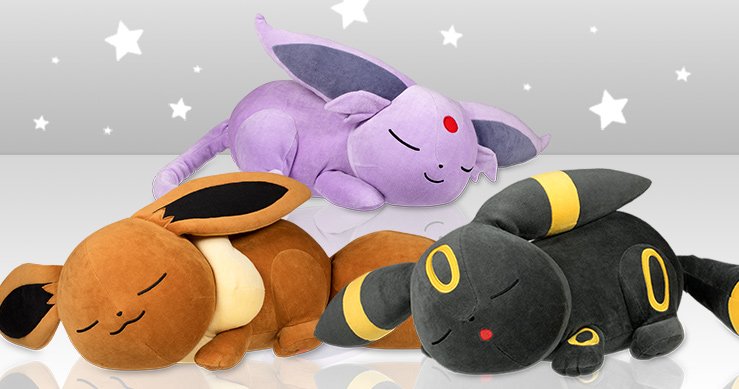 sleeping eevee plush