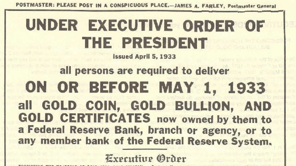 HumMediaProject's tweet image. The U.S. used a gold standard for most of the late 19th and early 20th century. Currently, however, the U.S. dollar is fiat currency, meaning that its value is backed by the government. Learn more in our latest episode: bit.ly/2E0NF79 #currency #economics #money