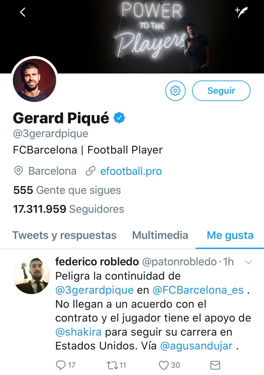 David_Heras's tweet image. Piqué acaba de dar ‘me gusta’ a un tuit que habla de su salida del Barça rumbo a Estados Unidos tras no llegar a un acuerdo de renovación con el club. Muy muy curioso... 🤔🤔🤔