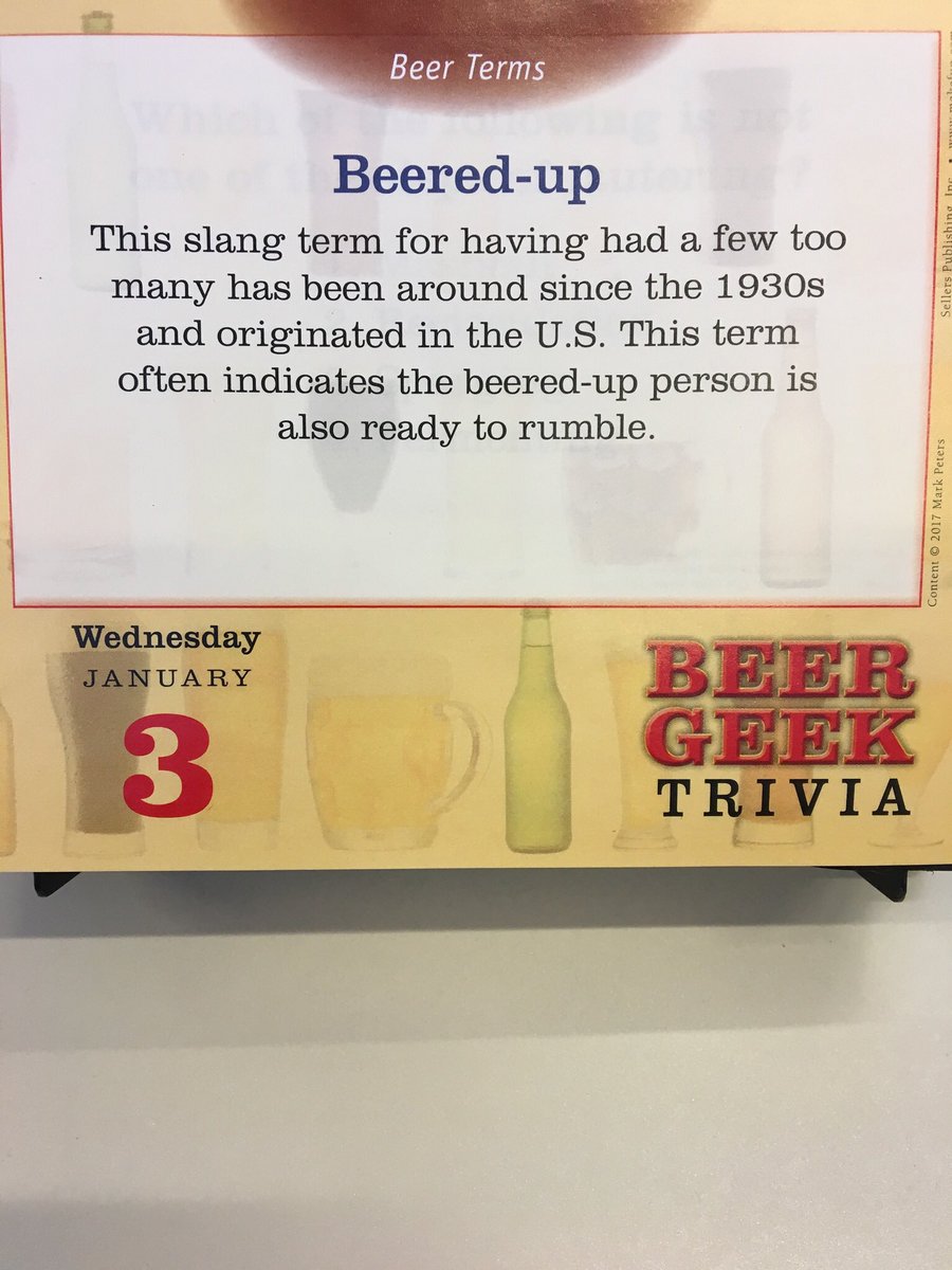BoxingandBeer's tweet photo. Is this a thing? Has anyone ever said this or heard anyone say this before? #beeredup #craftbeer https://t.co/m55oW3Q364
