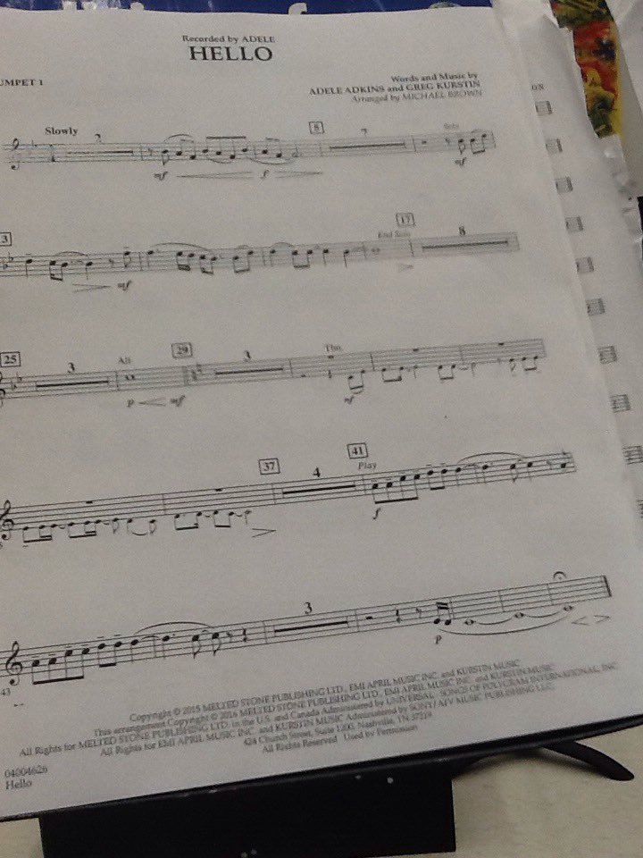 KMMSBands's tweet photo. Great first read through!#kmband18gr8 #SightReadingRocks #RockNjazzBand #loveAdeleMusic https://t.co/YBCiuRTjBA