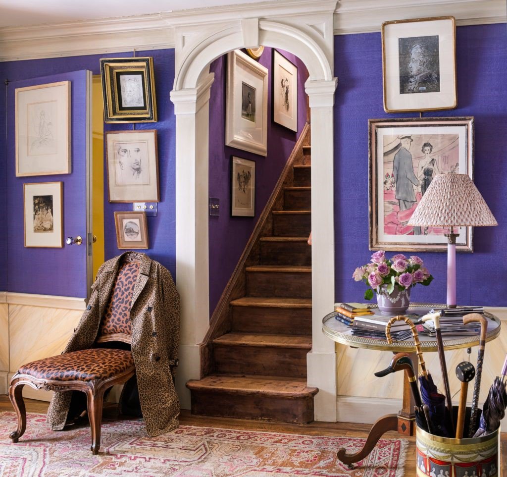 Looking to incorporate the #2018 #colorsoftheyear into your home? Before you start repainting walls &amp; buying violet appliances, read our thoughts on how you can incorporate them on a smaller scale. (Photo via @WGSN) #ultraviolet #interiordesign bit.ly/2lP4ICB