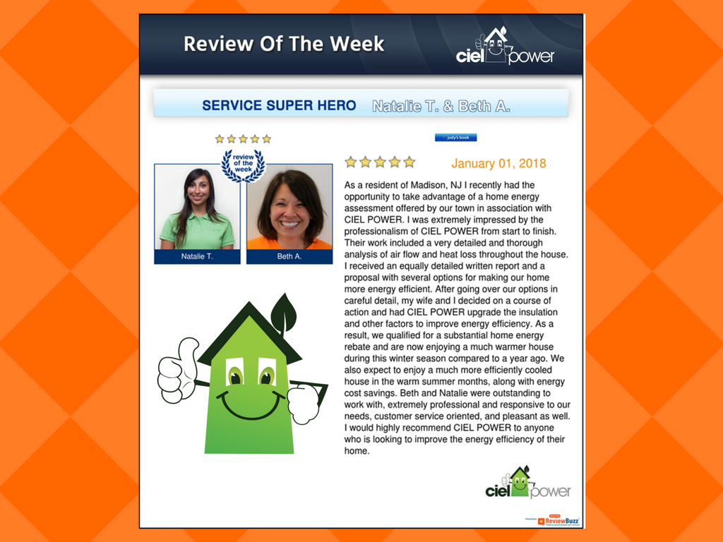 CielPower's tweet photo. This customer is staying cozy with the help of newly installed attic and crawlspace #insulation . We especially 💚'd hearing about the great experience they had working with Natalie &amp; Beth (we think they're pretty great too)! #atticinsulation #crawlspaceinsulation #MadisonNJ #NJ https://t.co/M4f1gmx4G7