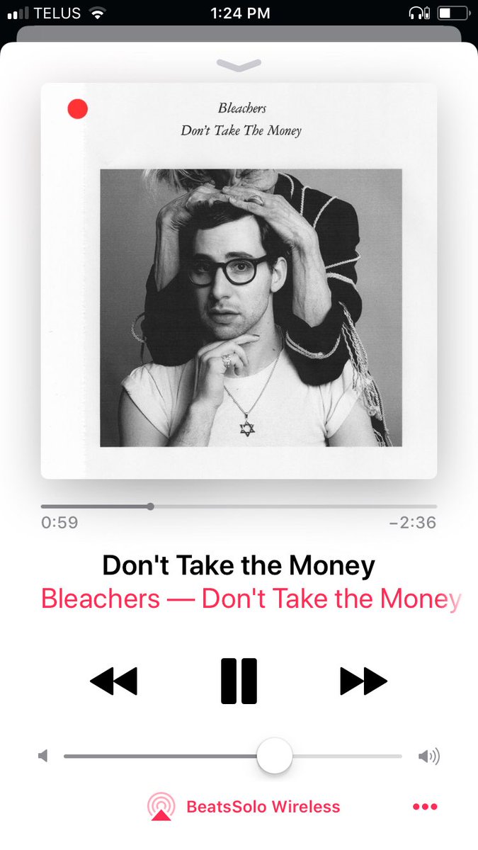 You steal the air out of my lungs, you make me feel it ❤️ <a href="/bleachersmusic/">bleachers</a> #onrepeat #sogood #ahhhh