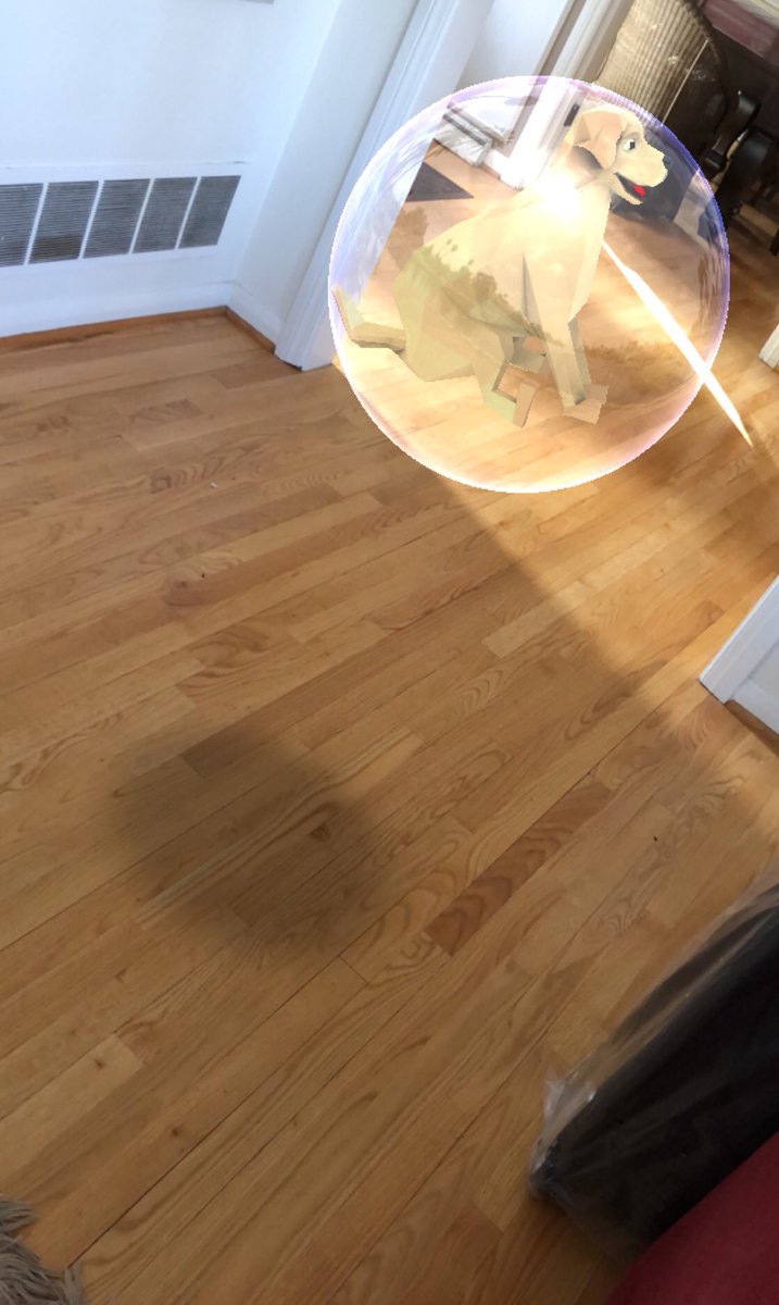 dog_rates's tweet photo. Remember Kenneth? The dog trapped in the bubble. Well... you can unlock him on @Snapchat now! Tap to make him float 🐶💭

https://t.co/JIYJvvTyao https://t.co/uxNqWJgLmn