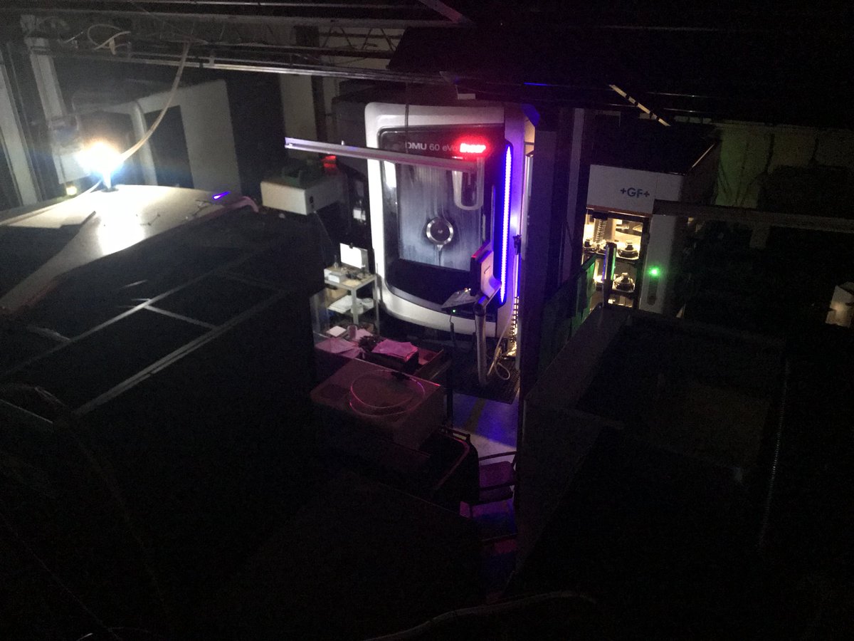 Looking forward to a busy 2018. 5 axis automation in progress 24/7. Get in touch to find out how we can fulfill your needs. #engineering #UKmfg #5axis