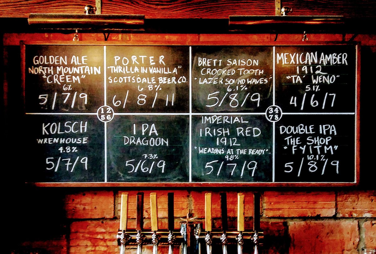 Current Beer Board: All AZ beer all the time. #stayclassic #azbeer #drinklocal #tucson