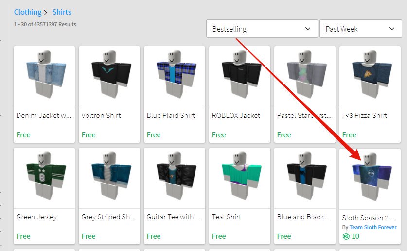 Toby Clarfield On Twitter Yo Shoutout Teamsloth 1 Shirt Sold In The Last Week - voltron shirt roblox free